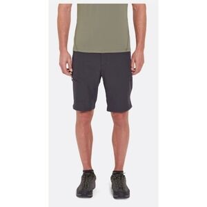 Rab Incline Light Shorts Mens 32 Anthracite Gray QFV-07 Hiking Technical Outdoor